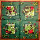 052 Christmas Flowers - 3-ply (cream) - Ihr